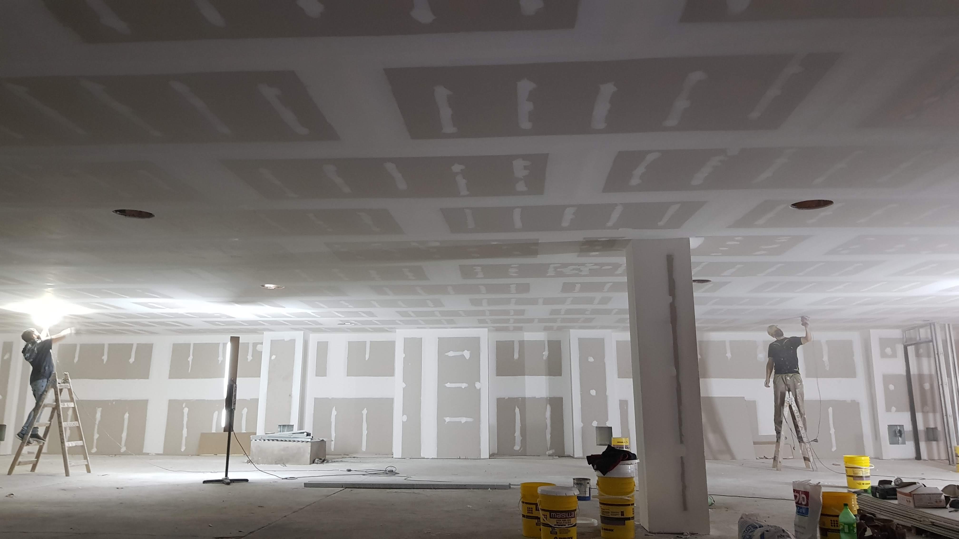 Cielorraso de junta tomada